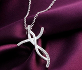 Moissanite Cross Necklace